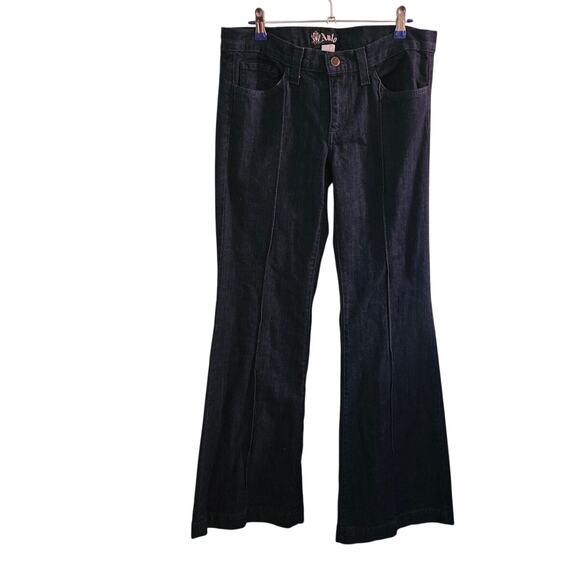 Anlo Blue Pacific Wash Wide Leg Jeans Size 30 TALL DISCONTINUED Hippie Boho - Picture 1 of 14